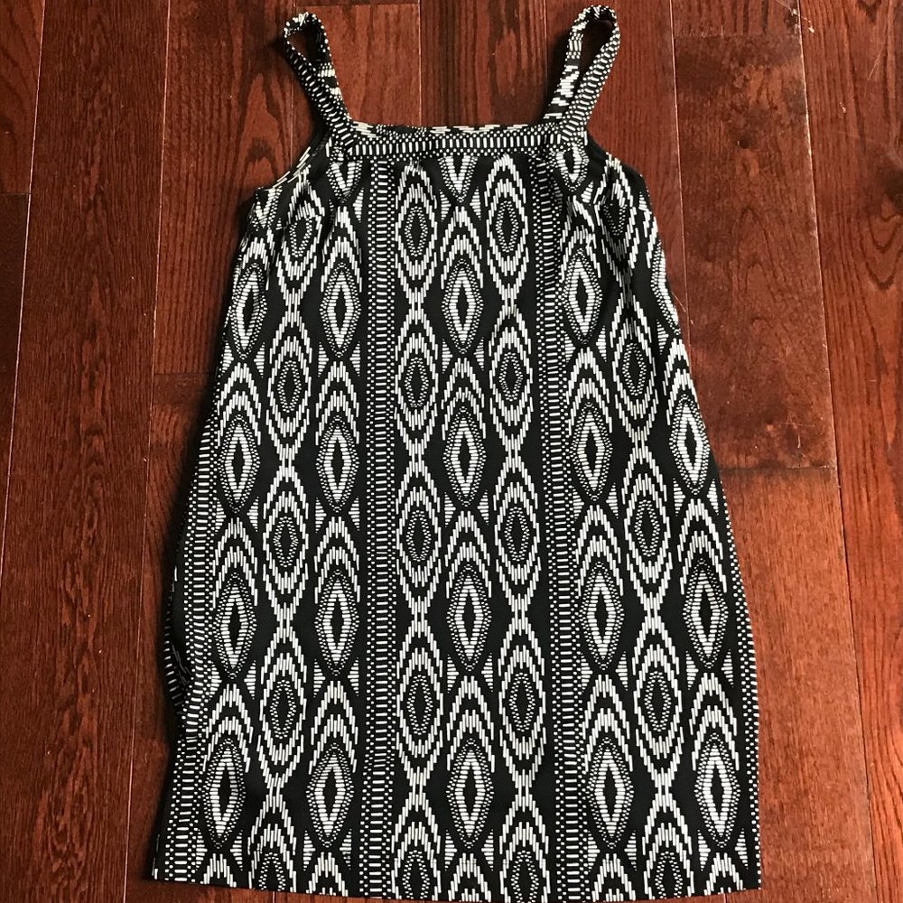 White House Black Market Tribal Print Mini Dress